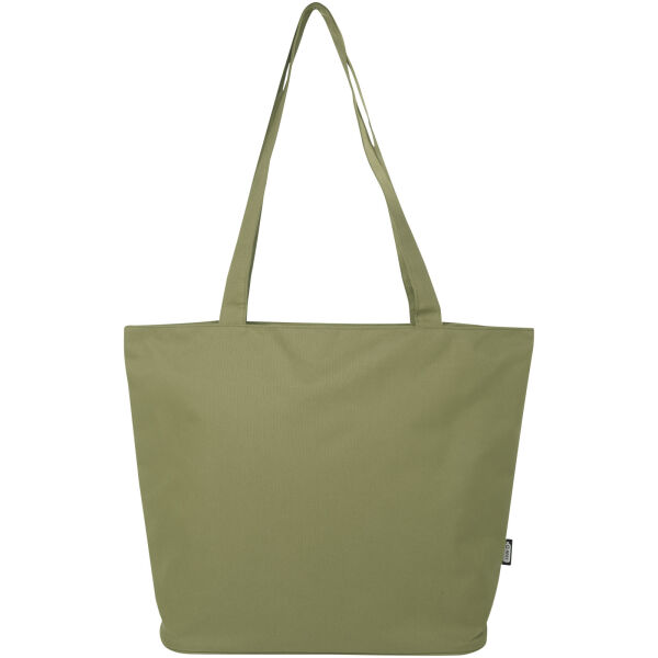 Panama GRS recycled zippered tote bag 20L - Olive
