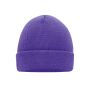Knitted Cap dark purple one size