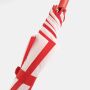 Automatisch te openen paraplu DISCO rood, wit