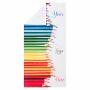 Strandlaken Rpet Microfiber, 180x100cm, 250 gr/m2 - Wit