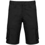 Eco-friendly heren bermuda met meerdere zakken Black 5XL