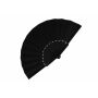 Waaier plastic &amp; polyester - Zwart