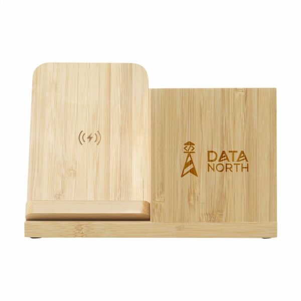 Bamboo Boss 15W Ladestation/Stifthalter - bambus Bamboo Boss 15W Ladestation/Stifthalter - bambus