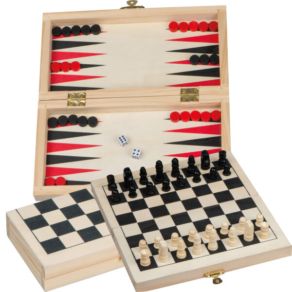 Backgammon - schaak - dam spel
