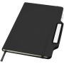 Nexus A5 hard cover notebook with pen and pencil combo (black ink) - Solid black