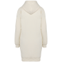 Ecologische sweaterjurk met capuchon Ivory XS Ecologische sweaterjurk met capuchon Ivory XS