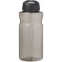 H2O Active® Eco Big Base 1 l drinkfles met tuitdeksel - Charcoal/Zwart