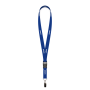 Afneembare polyester lanyard in Pantone-kleur met zeefdruk en bulldogclip Afneembare polyester lanyard in Pantone-kleur met zeefdruk en bulldogclip