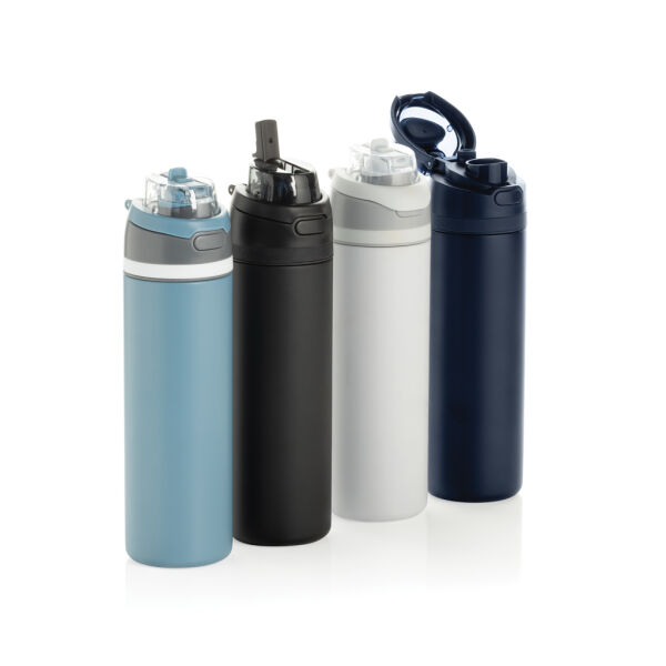 Omni Sip RCS Recycled RVS waterfles 720ML, zwart Omni Sip RCS Recycled RVS waterfles 720ML, zwart