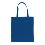 Impact AWARE™ gerecycled katoenen draagtas 145gsm, blauw