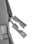 Bobby Soft, anti-diefstal rugzak, grijs, blauw
