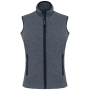 Bodywarmer van microfleece dames French Navy Heather XS