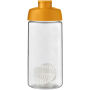 H2O Active® Bop 500 ml sportfles met shaker bal - Oranje/Transparant