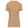 Dames-T-shirt Day To Day korte mouwen Camel / Black XS Dames-T-shirt Day To Day korte mouwen Camel / Black XS