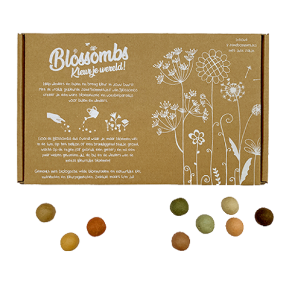 Blossombs Giftbox met zakje 9 stuks