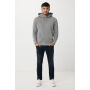 IQONIQ Rila lichtgewicht gerecycled katoen hoodie, light heather anthracite (XXXL)