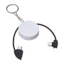 2 in 1 laadkabel REEVES-EVERETTE II - wit