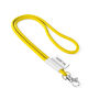 Polyester 2-kleurige koord-lanyard met full color label