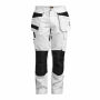 Women's Craftsman Trousers stretch White/Black D32