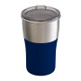Drinkbeker RETUMBLER-MEZZO - donkerblauw, zilver