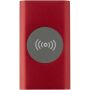 Juice type-C draadloze powerbank van 4000 mAh van gerecycled aluminium - Rood