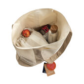 SHOP LOCAL AWARE™ recycled cotton 350gsm Tote bag, gebroken wit