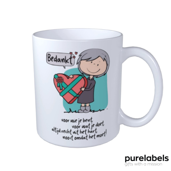 Mok | Lief gedicht | Origineel bedank cadeau