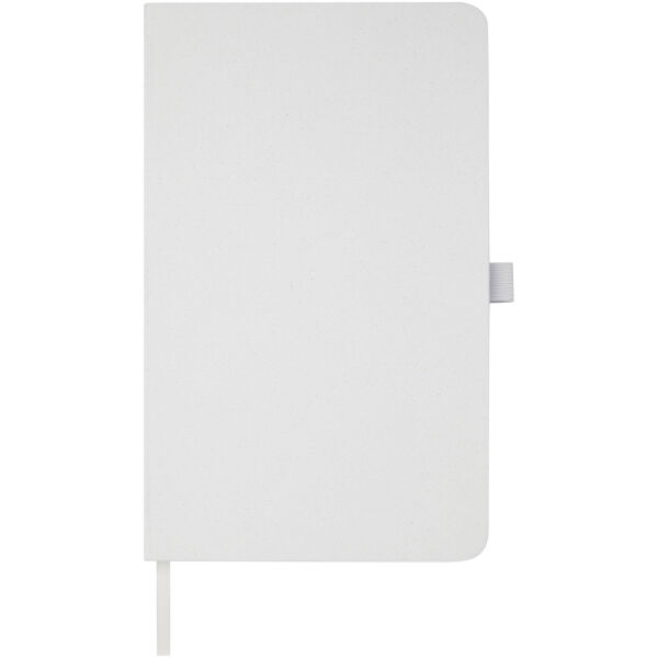 Fabianna notitieboek met harde kaft van crush papier - Wit Fabianna notitieboek met harde kaft van crush papier - Wit