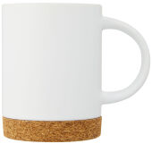 Neiva keramische mok van 425 ml met een bodem van kurk - Wit