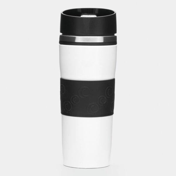 ARABICA - Dubbelwandige isoleerbeker wit, zwart ARABICA - Dubbelwandige isoleerbeker wit, zwart