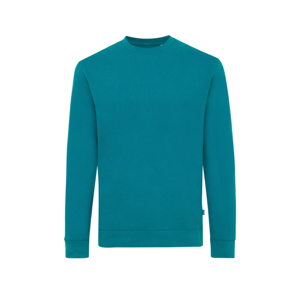 Iqoniq Zion gerecycled katoen sweater, verdigris (XL)