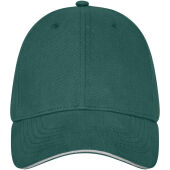 Darton 6 panel sandwich cap - Bosgroen