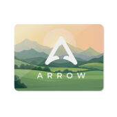 MAGREC 75 - PVC rechthoekige magneet - Wit