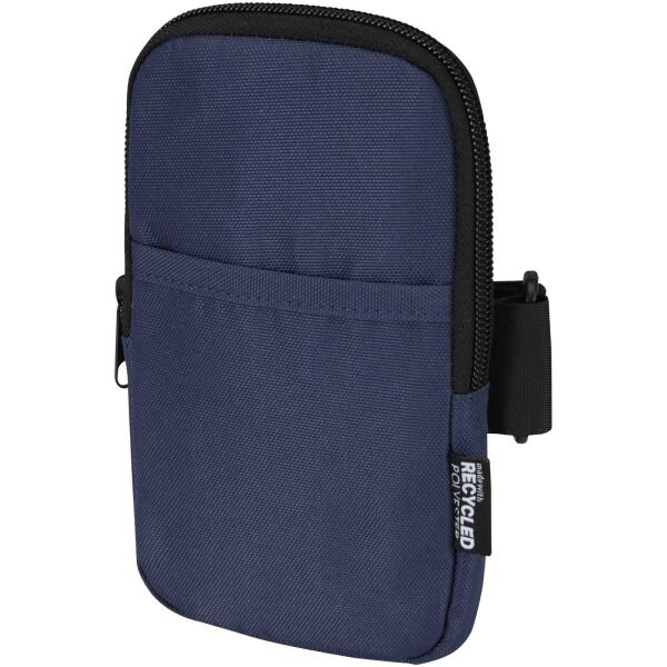 Byron GRS gerecyclede flessenhouder - Marineblauw Byron GRS gerecyclede flessenhouder - Marineblauw