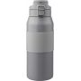 Roestvrijstalen dubbelwandige 800 ml drinkfles Kati grijs