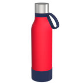 donkerblauw, rood