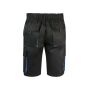 TWO-TONE MULTI-POCKET BERMUDA SHORTS, BLACK/SKY BLUE, 54, VELILLA