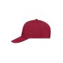 5 Panel Promo Cap Lightly Laminated wine one size