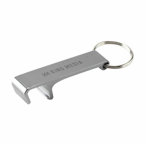 Alu Opener Phone Stand GRS Recycled - grijs Alu Opener Phone Stand GRS Recycled - grijs