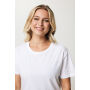IQONIQ Yala dames lichtgewicht gerecycled katoen t-shirt, recycled white (L)
