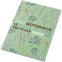 Novella Austen A5 gerecycled notitieboek met zachte cover, 50 vellen - Groen