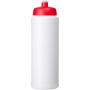 Baseline® Plus grip 750 ml sportfles met sportdeksel - Wit/Rood Baseline® Plus grip 750 ml sportfles met sportdeksel - Wit/Rood