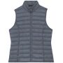 Ecologische lichte bodywarmer voor dames mineral grey S