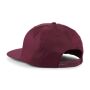 5 Panel Snapback Rapper Cap burgundy one size