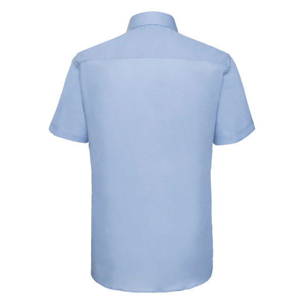 Men s short sleeve tailored Oxford shirt Oxford Blue S