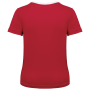 Ecologisch sport-T-shirt in twee kleuren voor dames White / Red XS