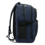HYPE - Luxe polyester rugzak/ laptoptas blauw, zwart