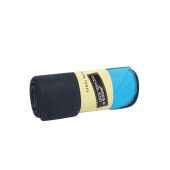 Bonded Fleece Blanket navy/aqua