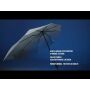 STORMaxi - Arodynamische opvouwbare stormparaplu - Handopening - Windproof -  90 cm - Grijs