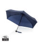 19.5" Aware™ RPET super mini manual 190T Pongee umbrella, donkerblauw